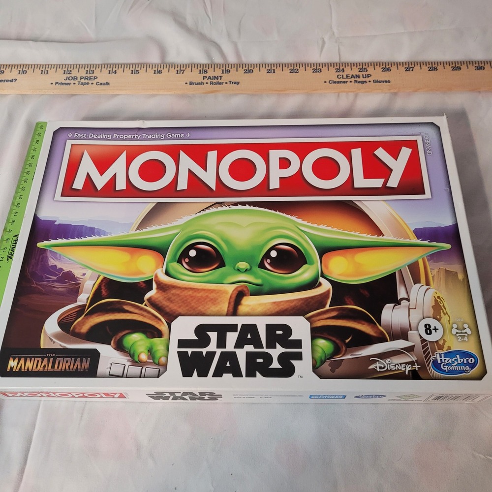 Hasbro Star Wars The Mandalorian Monopoly Board Game Baby Yoda The Child‎ F2013